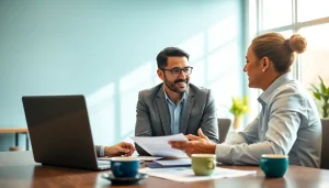 신용카드 현금화 방법을 설명하는 금융 전문가의 모습