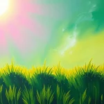 Pintura para colmenas coloridas, mostrando una colmena bien decorada en un entorno natural.