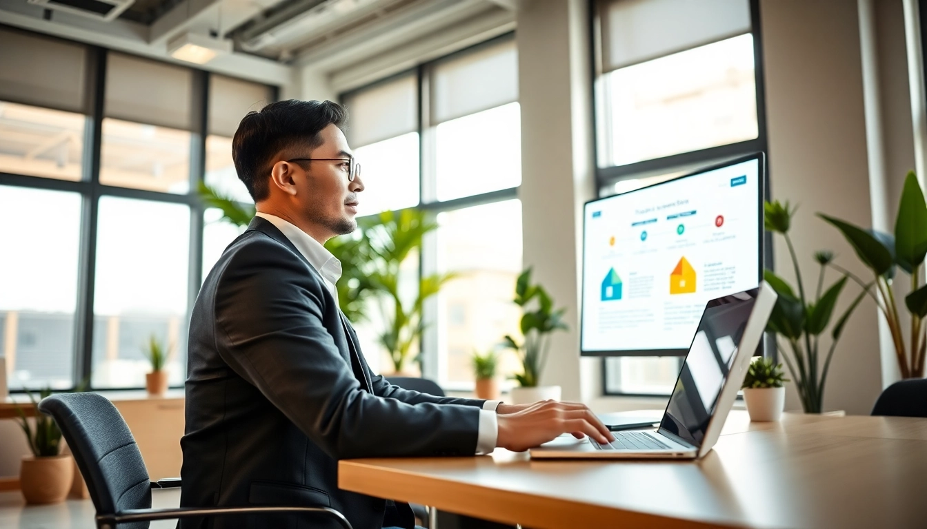 카드 현금화를 설명하는 전문가의 모습과 디지털 프레젠테이션