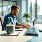 Enhance productivity at our typing center with modern workspace features.