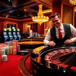 Engaging scene showcasing the vibrant atmosphere at Trang chủ S88VIP with casino tables, chips, and slot machines.