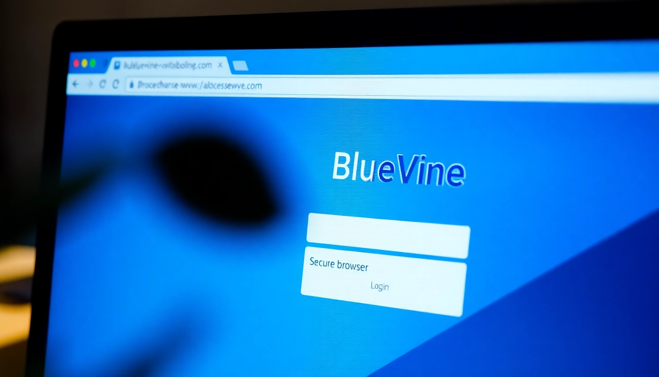Access the BlueVine login page via a secure browser window for safe account management.