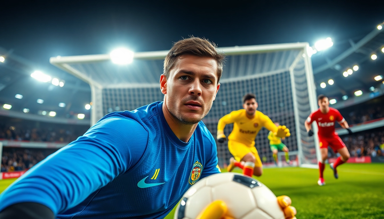 ติดตามผลบอลสดgo ที่สนามบอลมีผู้รักษาประตูในสนาม