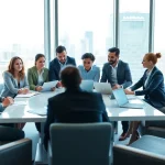 Unveiling profound founder leadership insights in a dynamic group brainstorming session.