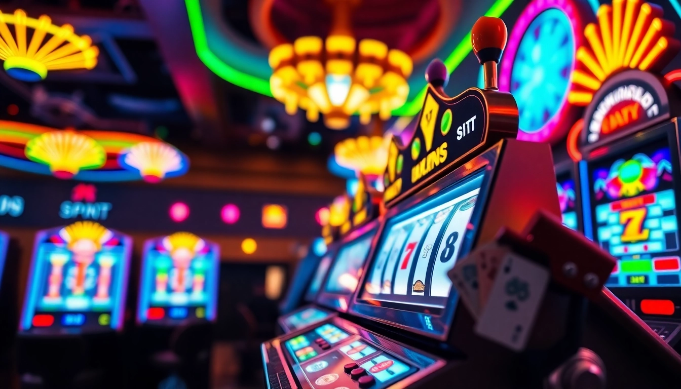 Menangkan slot depo 1k dengan mesin slot yang memukau dan suasana kasino yang cerah.