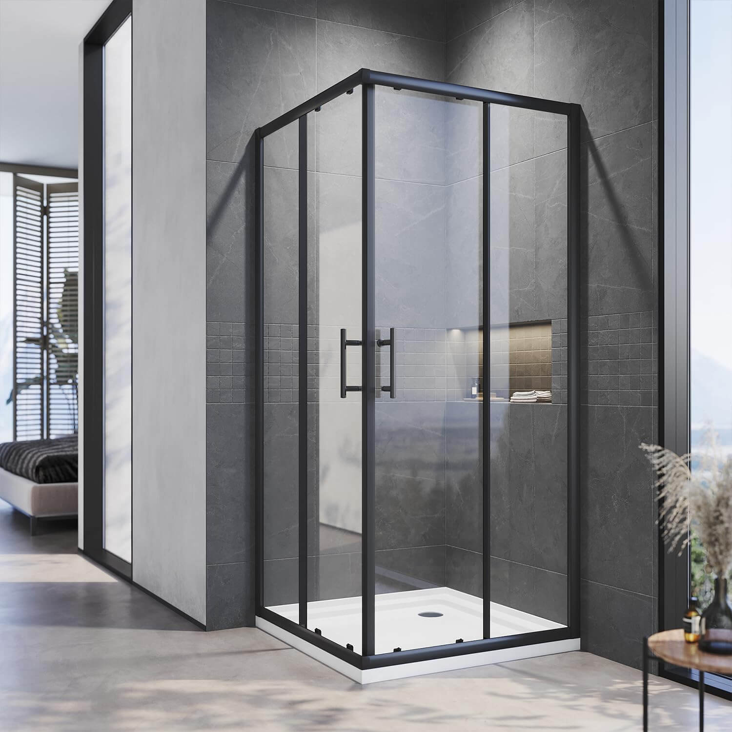 Top Benefits of Installing a Black Shower Door