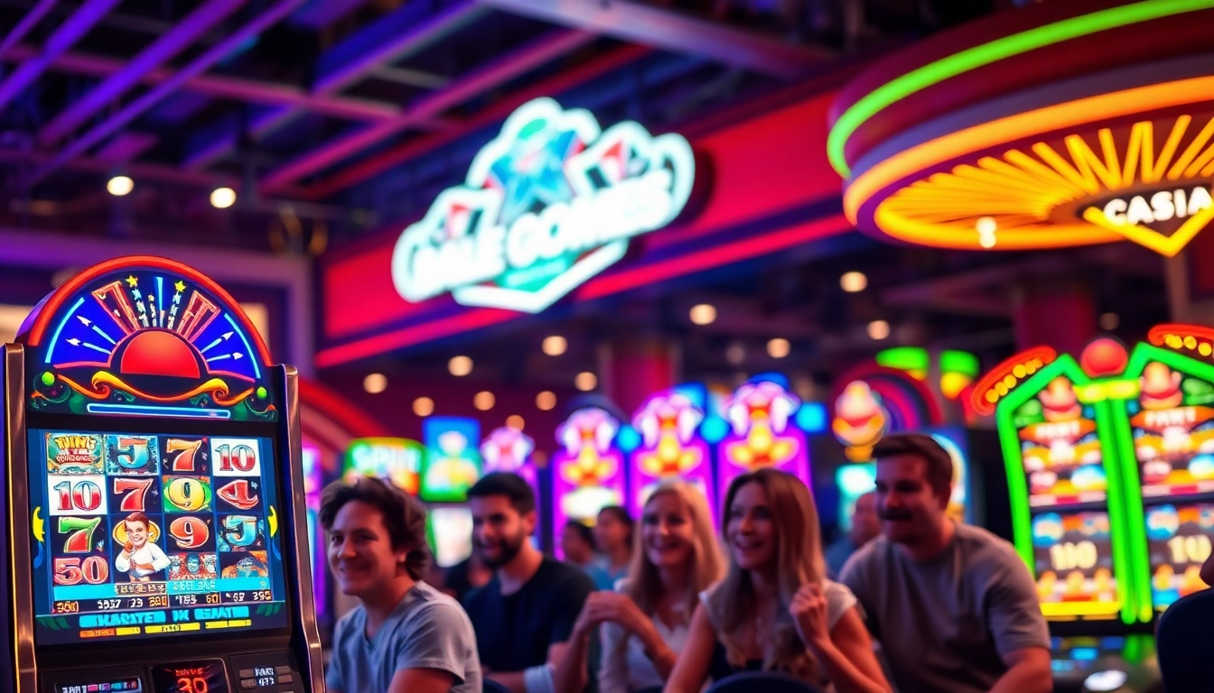 Rasakan keseruan slot deposit 1000 dengan mesin slot penuh warna dan pemain bersemangat.