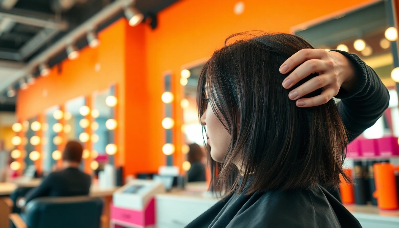 Tunsul profesionist în București, cu un stil modern, realizând tunsoare bucuresti în salon elegant.