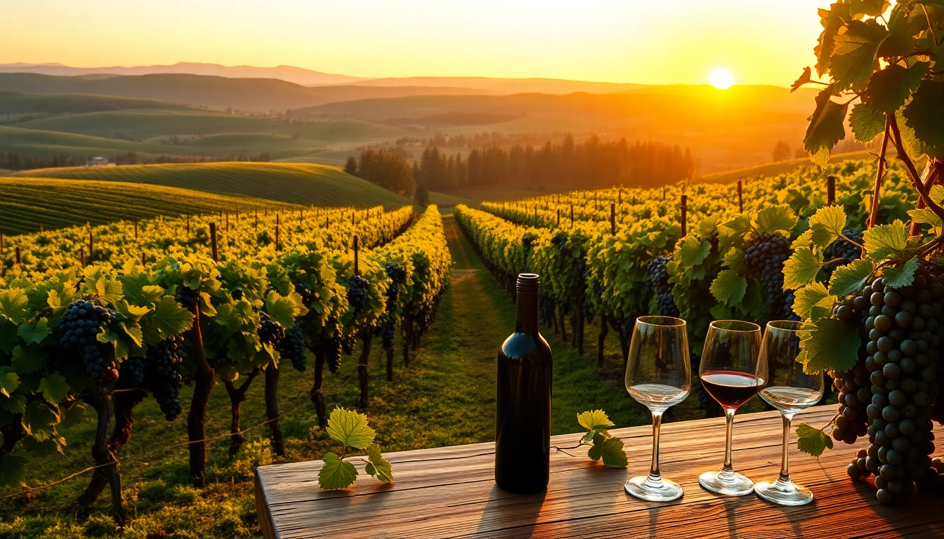 Sample exquisite bottles of wine from wineries in Clarksburg featured on a tasting table.