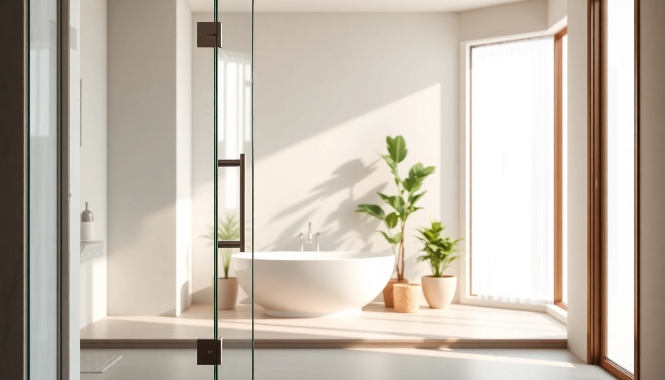 Transform your bathroom with elegant shower doors showcasing modern aesthetics and functionality.