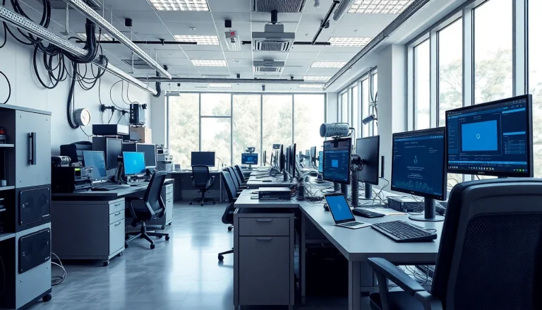 zirvegrupbilgisayar modern technology workspace showcasing high-tech devices