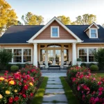 Transform Cape Style Home In-Law Addition featuring a spacious exterior and inviting gardens.