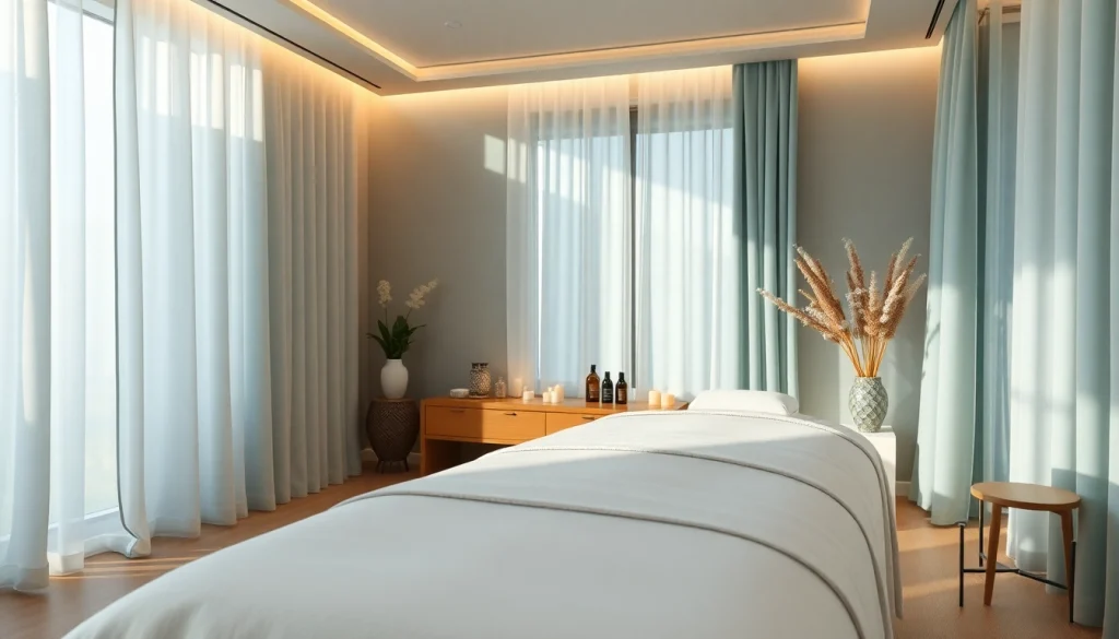 편안한 장식과 매력적인 분위기를 갖춘 안양 스웨디시 마사지 치료실