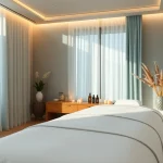 편안한 장식과 매력적인 분위기를 갖춘 안양 스웨디시 마사지 치료실