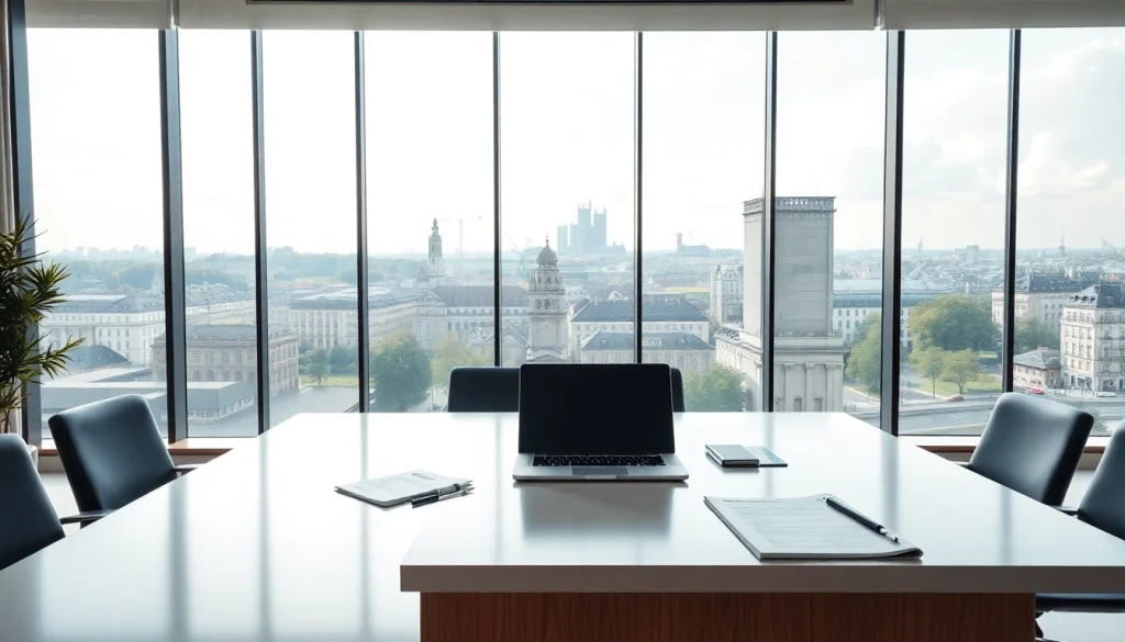 Visual representation of Luxembourg family holding benefits in a modern office setting.
