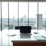 Visual representation of Luxembourg family holding benefits in a modern office setting.